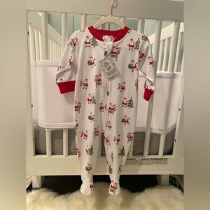 Kissy Kissy Christmas sleeper NWT - 9 mo.